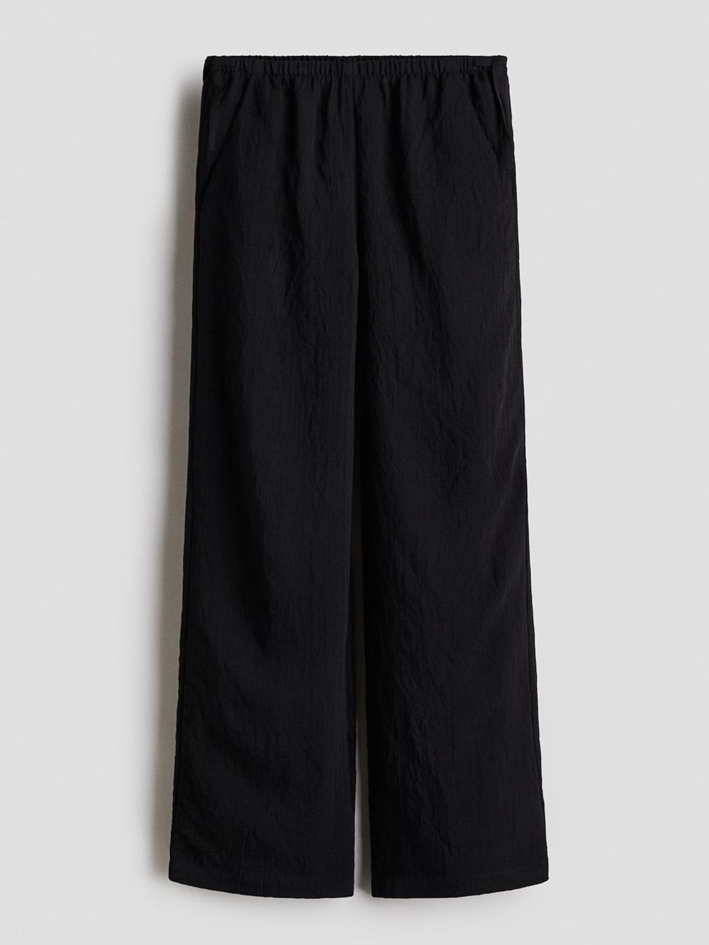 H&M Girls Black Linen Pants